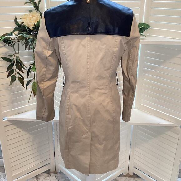 MACKAGE MONTREAL ESTELA BEIGE ZIP TRENCH COAT SIZE SMALL 1197 - Picture 10 of 10